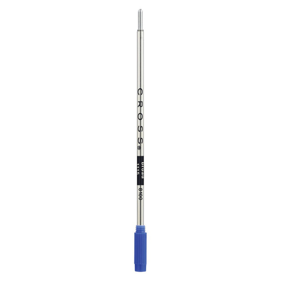 Cross Ballpoint Pen Refill - Blue Ink, Broad Tip (#8100)