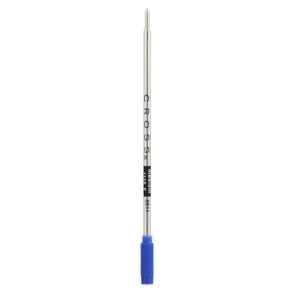 Cross Ballpoint Pen Refill - Blue Ink, Fine Tip (#8512)