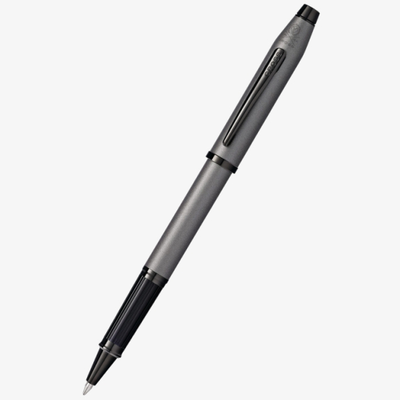 Cross Century II Gunmetal Gray with Polished Black PVD Appointments Rollerball Pen (AT0085-115)