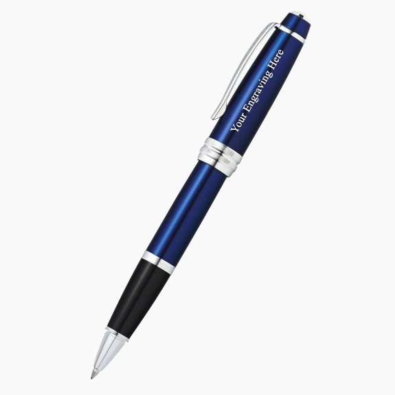 Cross Bailey Blue Lacquer Rollerball Pen (AT0455-12) 