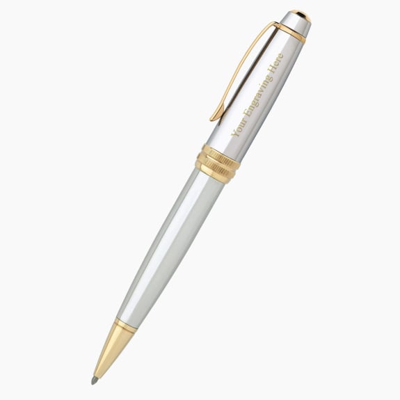 Engraved Cross Bailey Medalist ballpoint pen with custom personalization