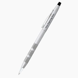 Engraved Cross Classic Century satin chrome ballpoint pen with custom personalization